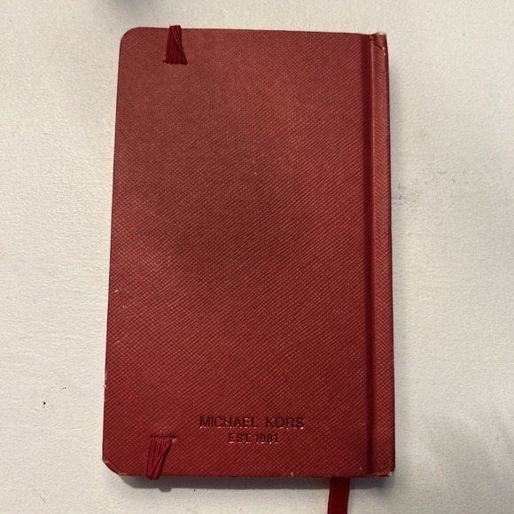 Michael Kors Giftables MK Fashion Notebook Journal Diary Red mini accessory - Picture 2 of 15